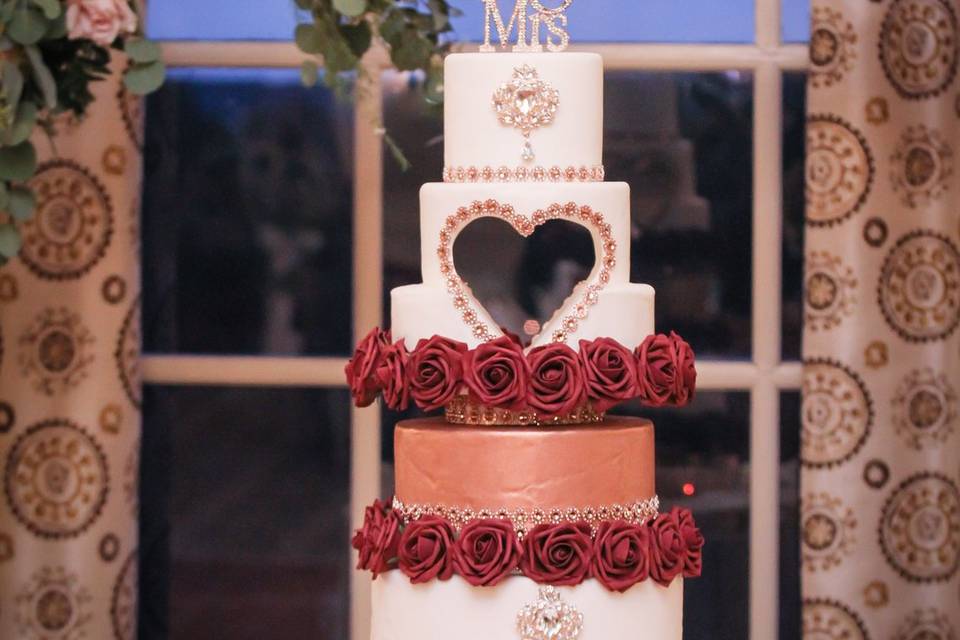 6-Tier Wedding Cake