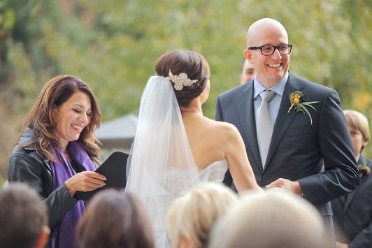 Happy groom