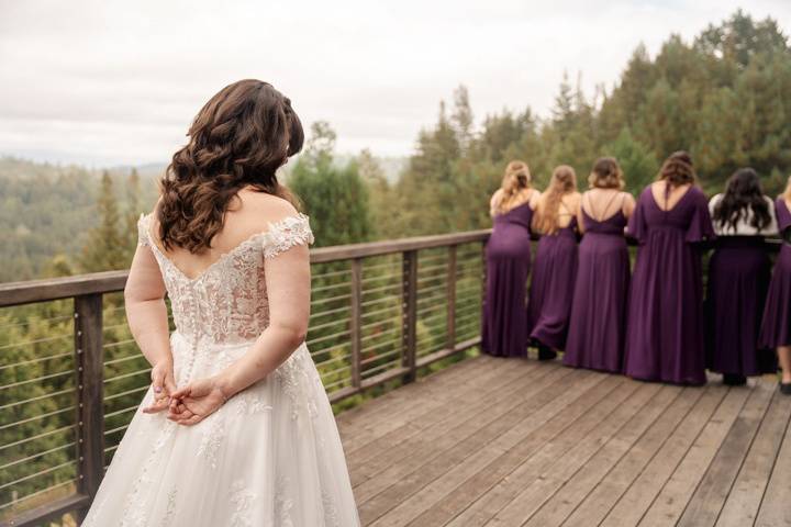 Bridal first look