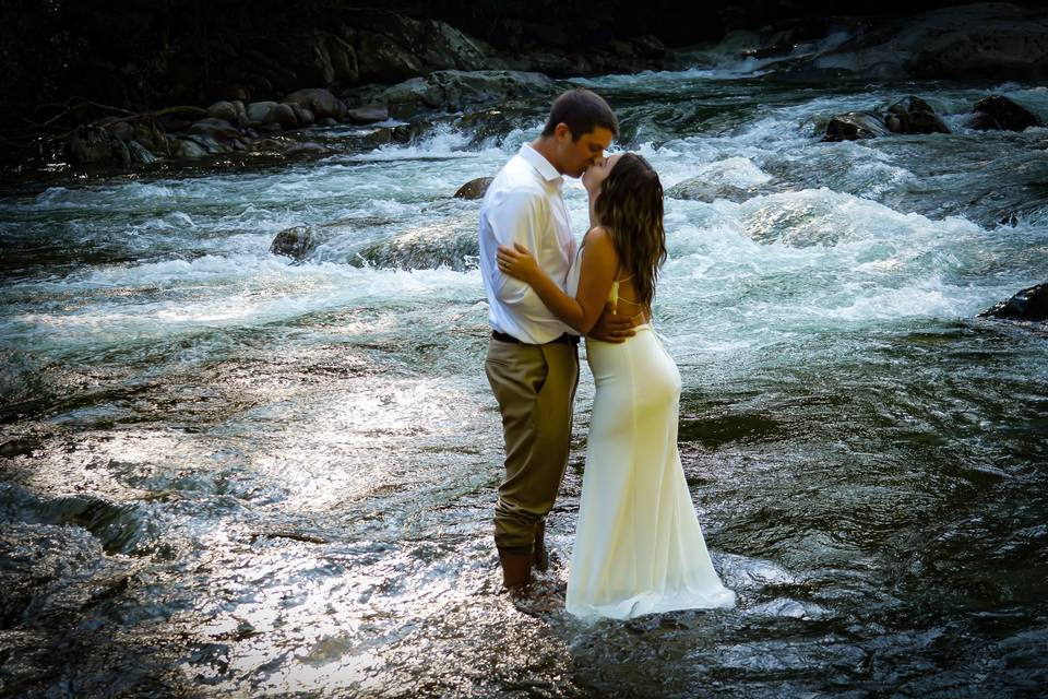 Romantic River Elopement