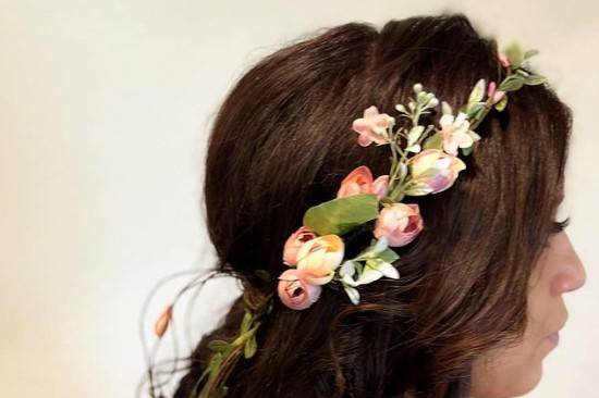 Boho style hair