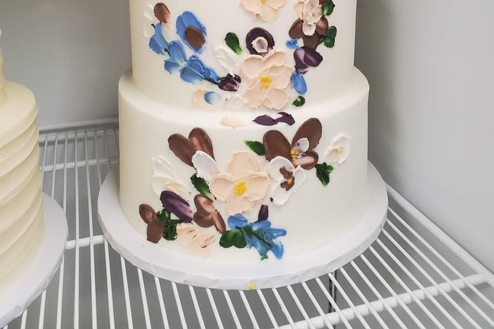 Bridal and grooms cake