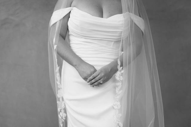 Editorial bridal portraits