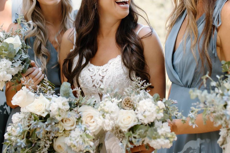 Bridesmaid candids