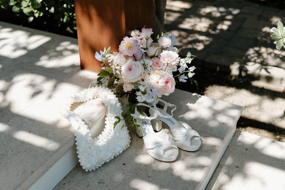 Jimmy Choo bridal details