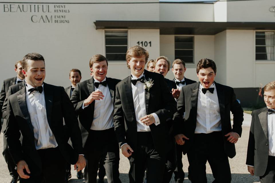 The groomsmen