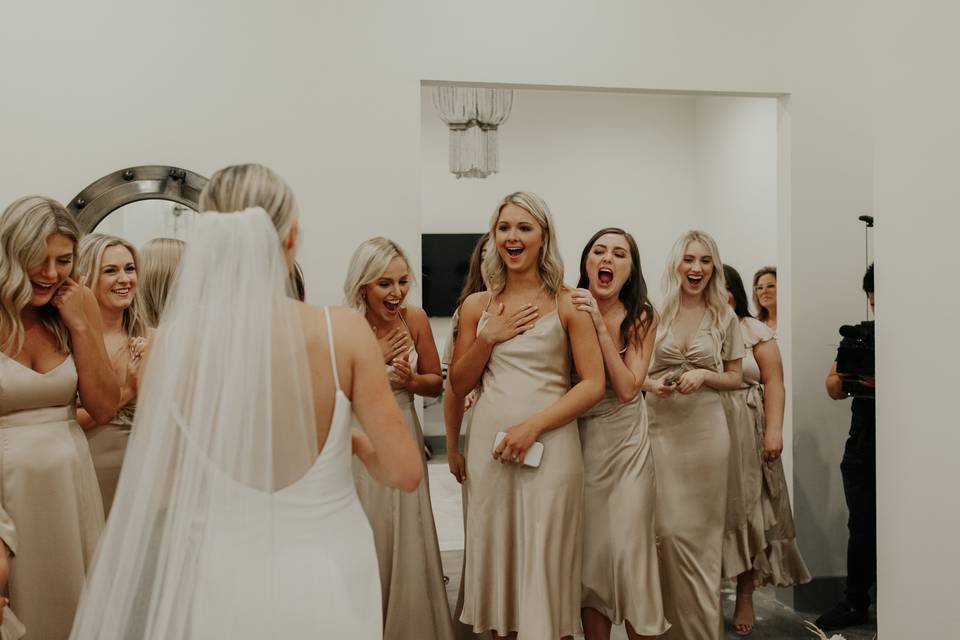 Bridal party reveal