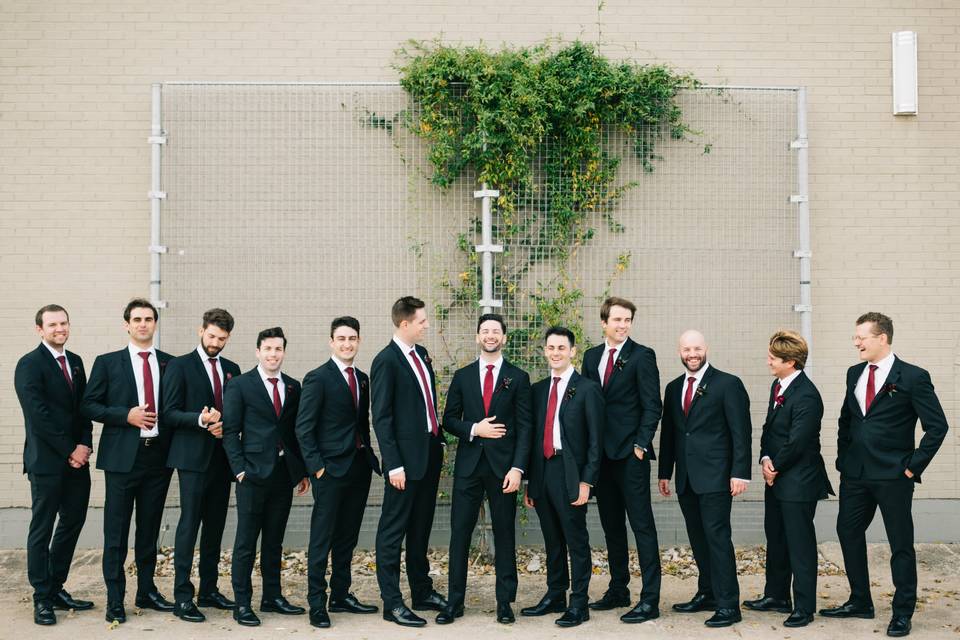 The groomsmen