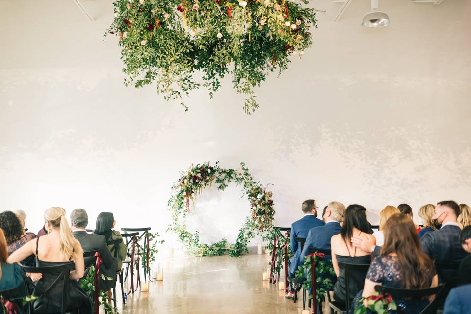 Beautiful floral halo