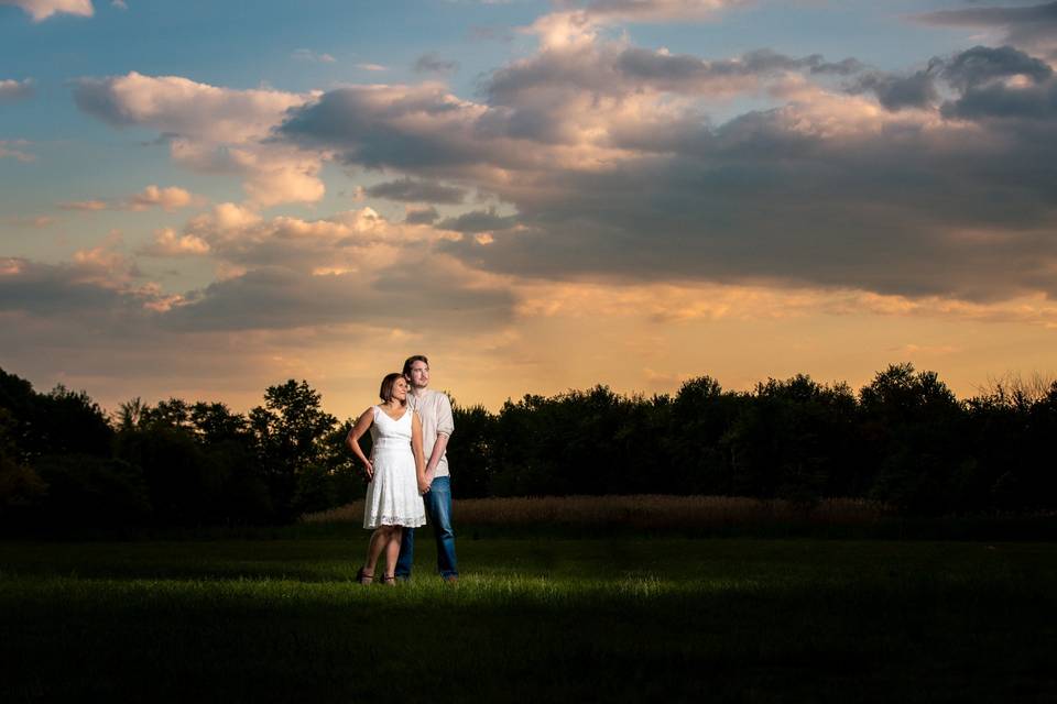 Verona Park sunset