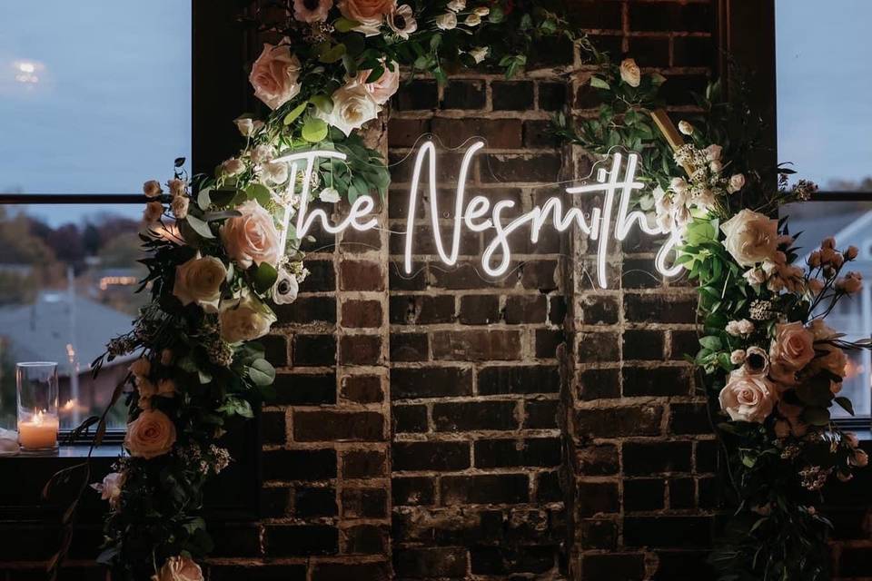 Neon Sign Backdrop
