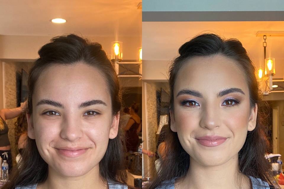 Before & After Lilac Glam