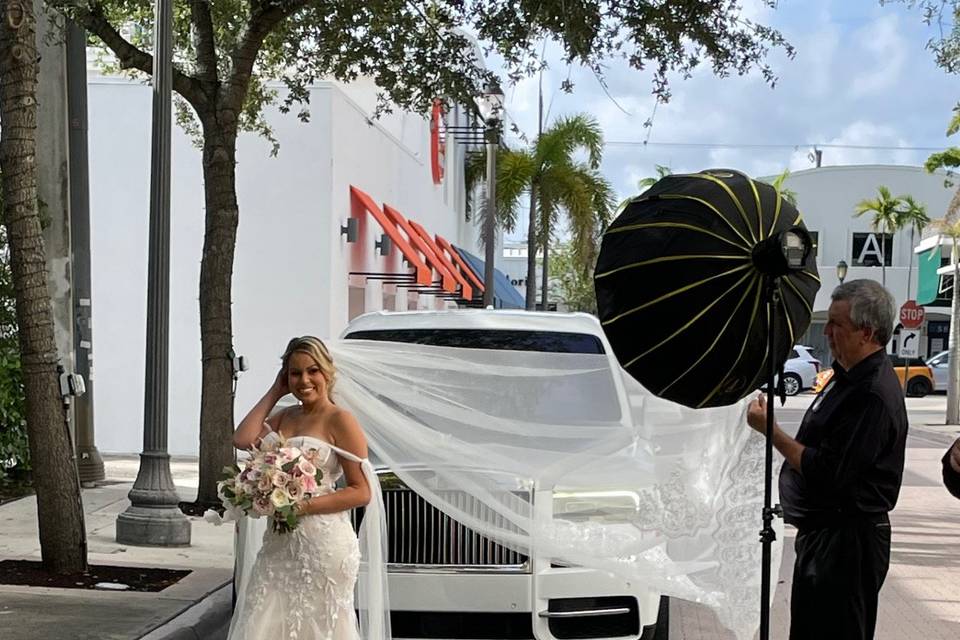 Wedding shoot Rolls Royce