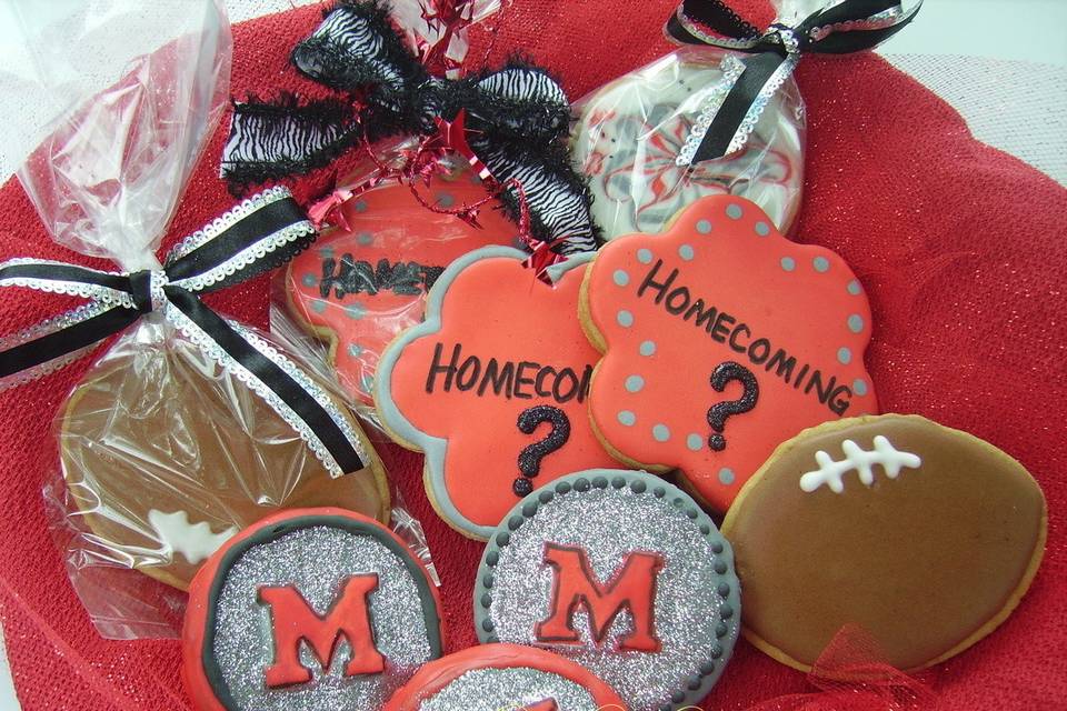 Custom designed cookies for any occasion.