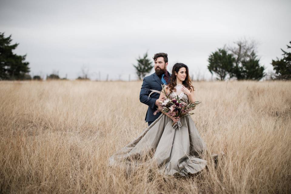 Grass field photo session