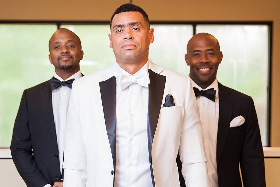 Groom and groomsmen