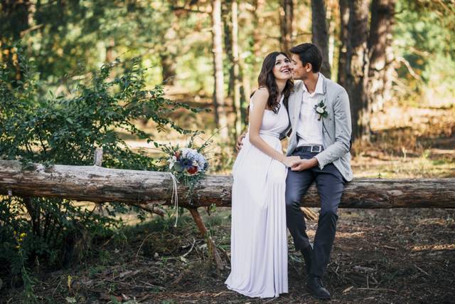 Naturalistic wedding