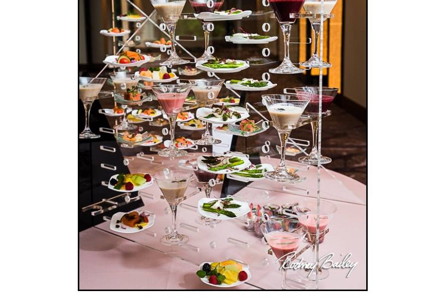 Custom Hors d'Oeuvres Display