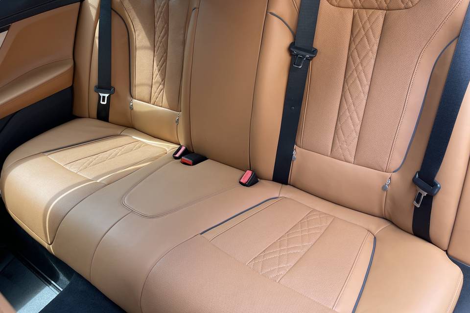 Luxury sedan Interior view