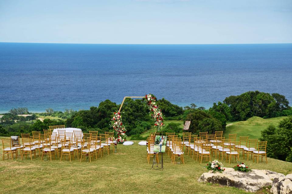 Ceremony view at White Witch