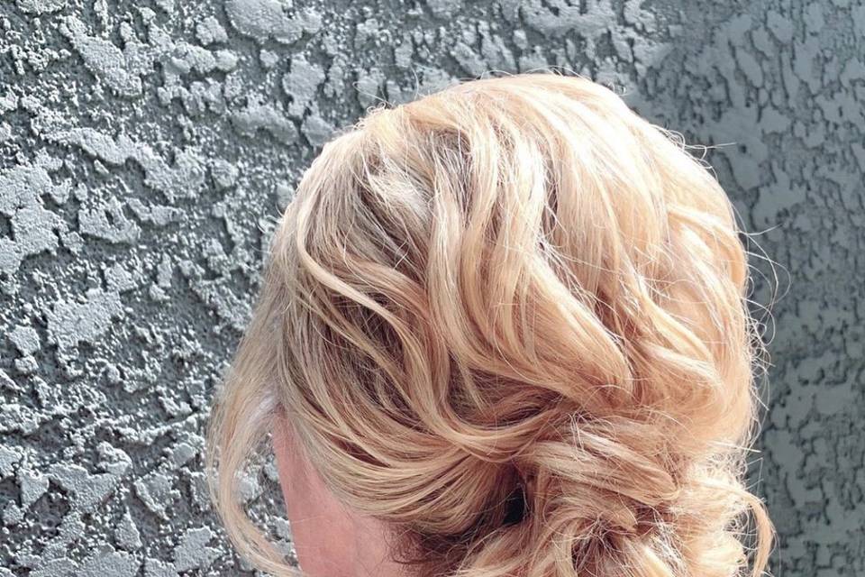 Boho updo