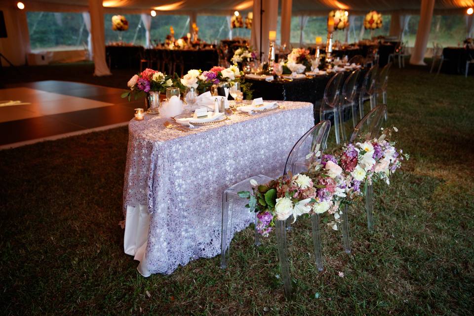 Reception Sweetheart Table
