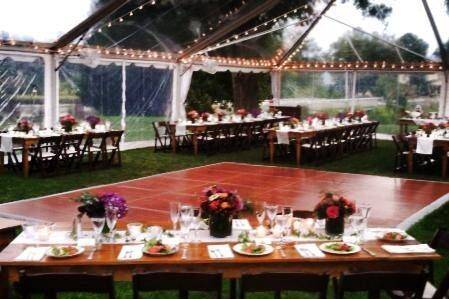Clear Top Tent Reception