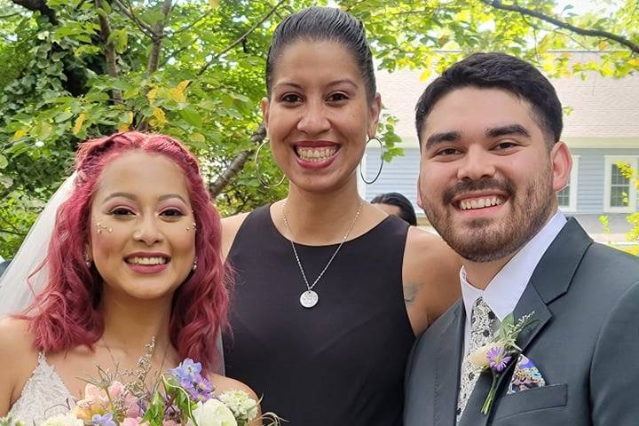 Young Mexican Wedding