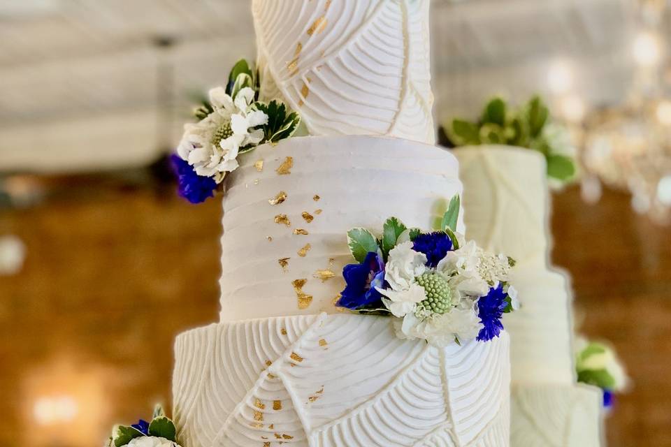 Textured Wedding Cake