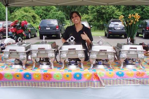 Caterer setup