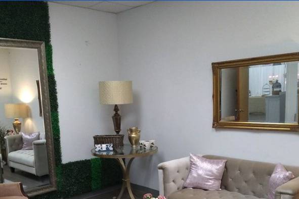 Plush wedding suite