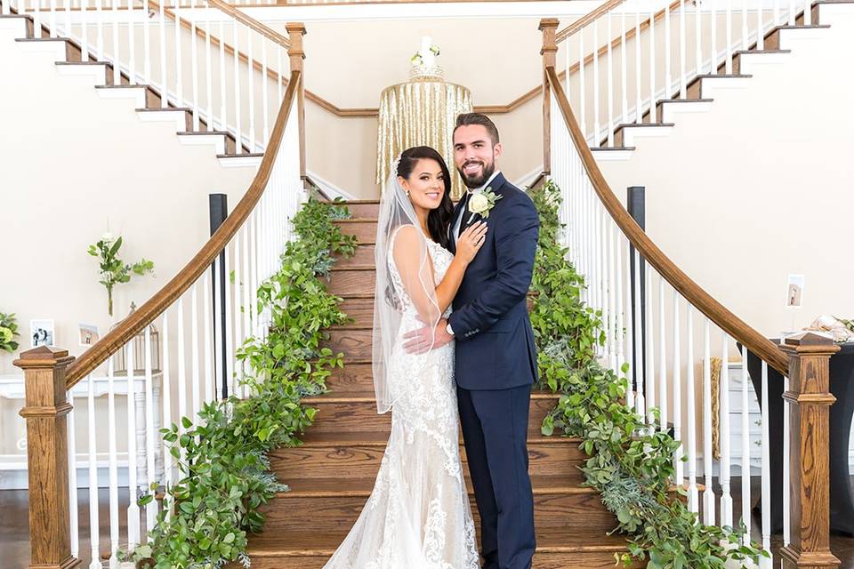 Stairway portrait