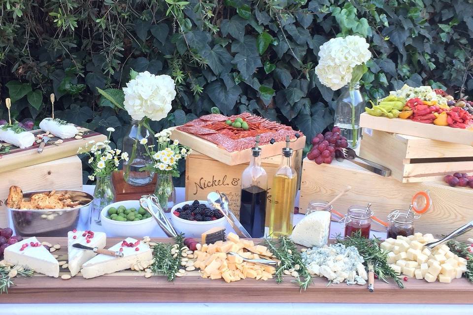 This beautiful cocktail hour Cheese Table is the perfect way to impress your guests.