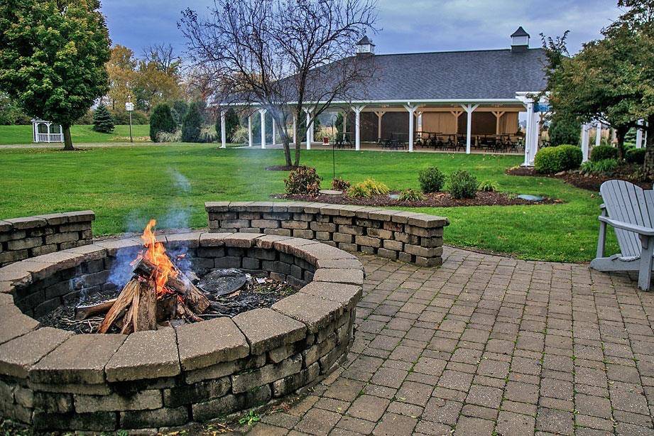 Patio at Millsite Lodge