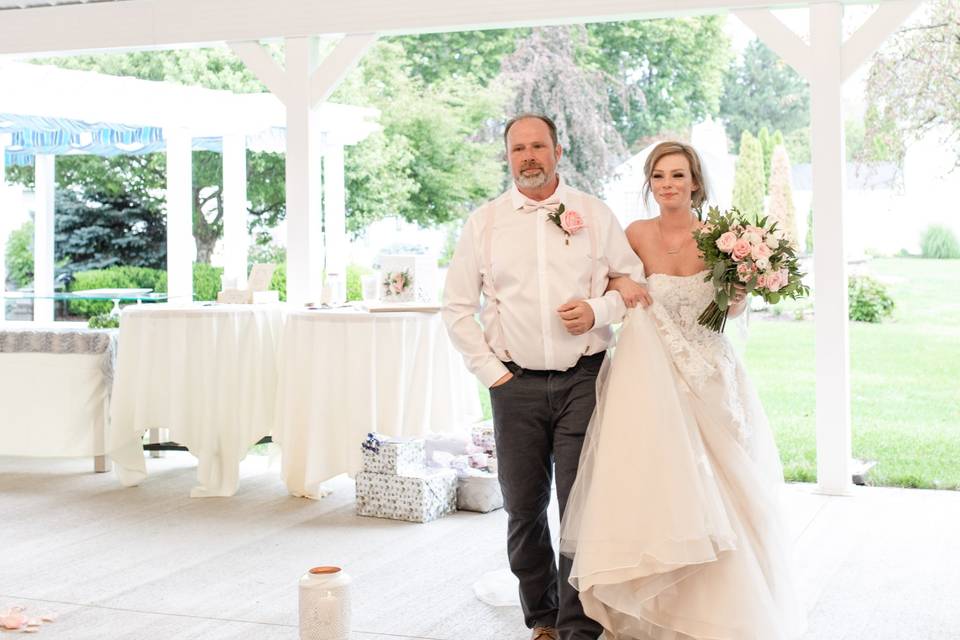 Ceremony at Millsite lodge