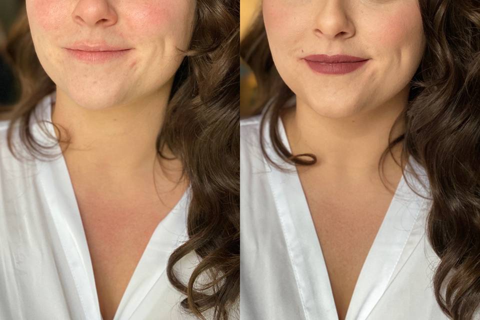Airbrush Makeup transformation