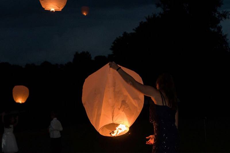 Sky Lantern | Utah Sparklers Orange