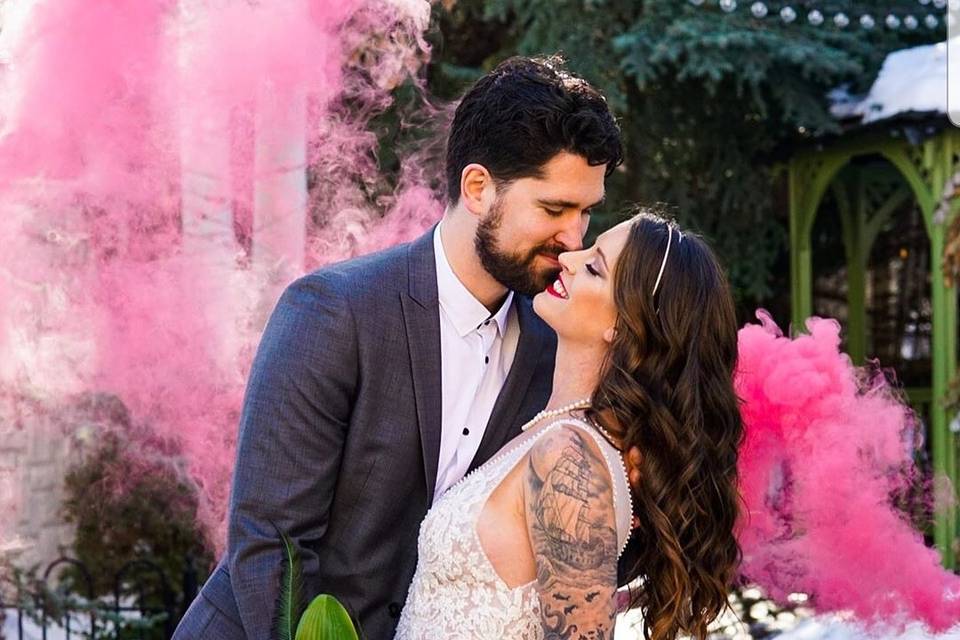 UtahSparklers Gender Reveal Pink Smoke Bomb