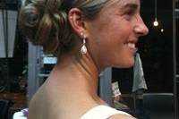 Neat tied hair