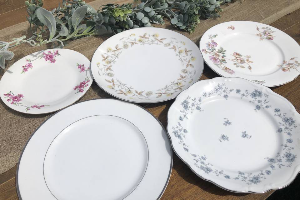 Assorted plates