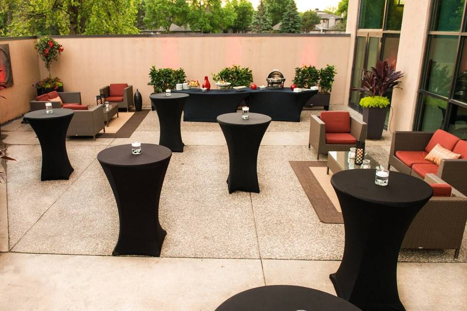 Outdoor Patio Reception