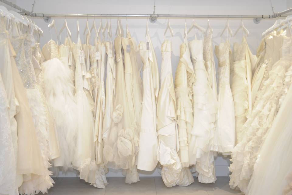 Wedding dress closet