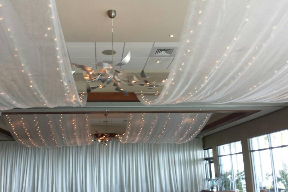 Ceiling & airwall drape