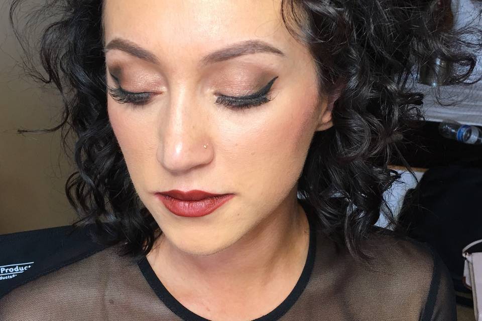 Bridesmaid makeup