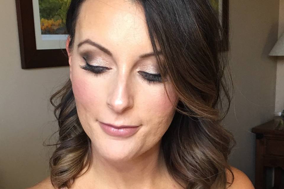 Bridesmaid makeup