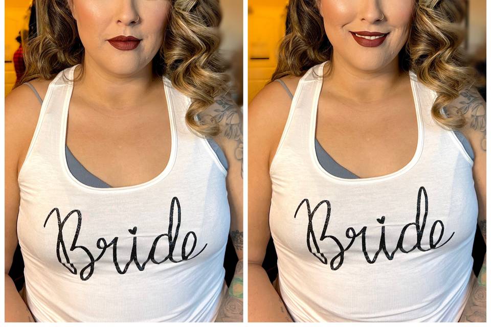 Arizona bride hair and makeup