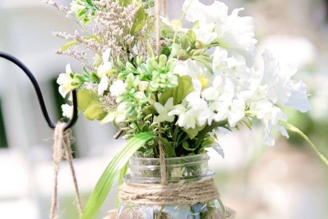 White flowers