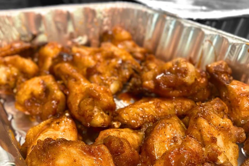 Tray catering: wings