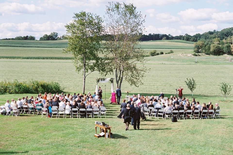 Outdoor ceremony