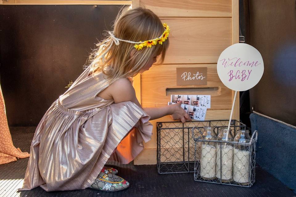 Baby shower styled shoot
